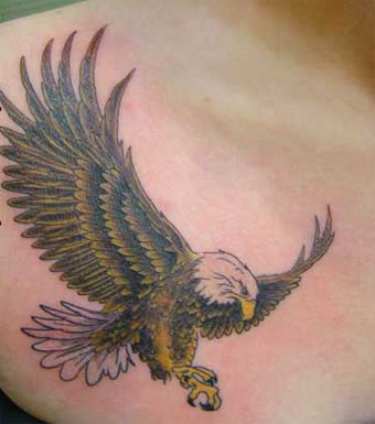 Eagle Tattoos For Girls 