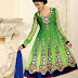 Anarkali Umbrella Frocks-Anarkali Fancy Winter Frock new Latest Fashion Dress Collection 2013