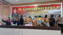 Gelar Konferensi Pers, Polres Simeulue Berhasil Ungkap Dua Kasus