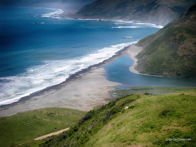 northern California coast geology tectonics san andreas travel field trip Ferndale Petrolia Cape Mendocino Punta Gorda copyright rocdoctravel.com