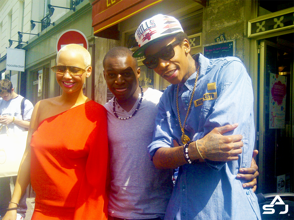 amber rose and wiz khalifa in paris. Amber Rose amp; Wiz Khalifa in