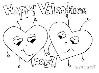 coloring pages valentines,velentine day
