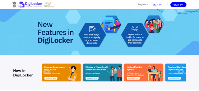 DigiLocker Website