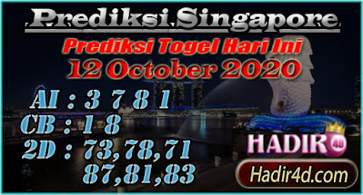 PREDIKSI TOGEL SINGAPORE 12 OCTOBER 2020