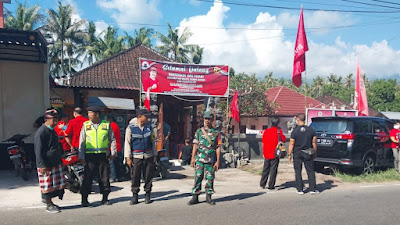 Babinsa 08/ Gerokgak Pantau Kegiatan  Anjangsana Dan Bakti Sosial BMI Buleleng 