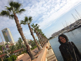Marina and promenade of Alicante