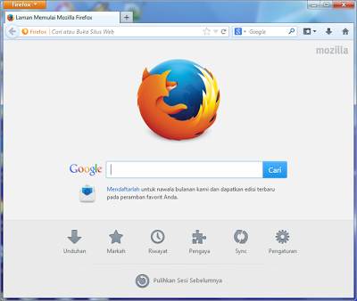 Download Mozilla Firefox 26.0 Installer Update Terbaru 2014