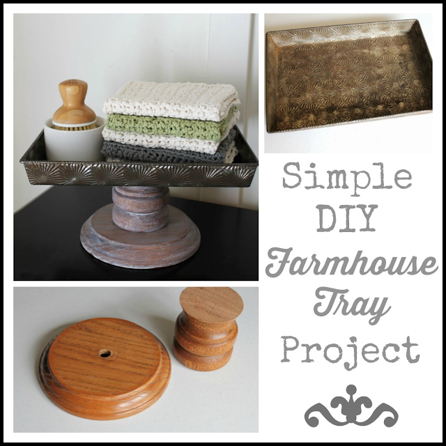 Simple DIY Farmhouse Tray Project From Itsy Bits And Pieces Blog