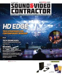 Sound & Video Contractor - October 2015 | ISSN 0741-1715 | TRUE PDF | Mensile | Professionisti | Audio | Home Entertainment | Sicurezza | Tecnologia
Sound & Video Contractor has provided solutions to real-life systems contracting and installation challenges. It is the only magazine in the sound and video contract industry that provides in-depth applications and business-related information covering the spectrum of the contracting industry: commercial sound, security, home theater, automation, control systems and video presentation.