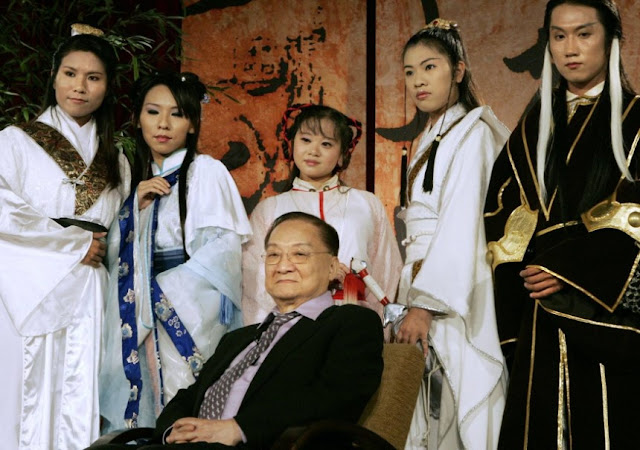 Jin Yong and his works adapted into films and dramas