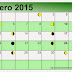 Calendario Lunar Enero 2015