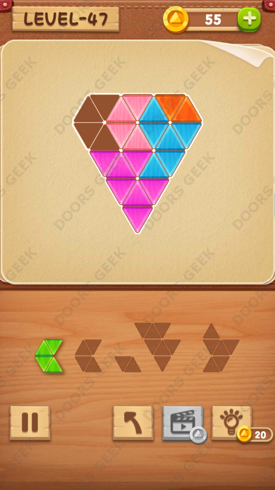 Block Puzzle Jigsaw Rookie Level 47 , Cheats, Walkthrough for Android, iPhone, iPad and iPod