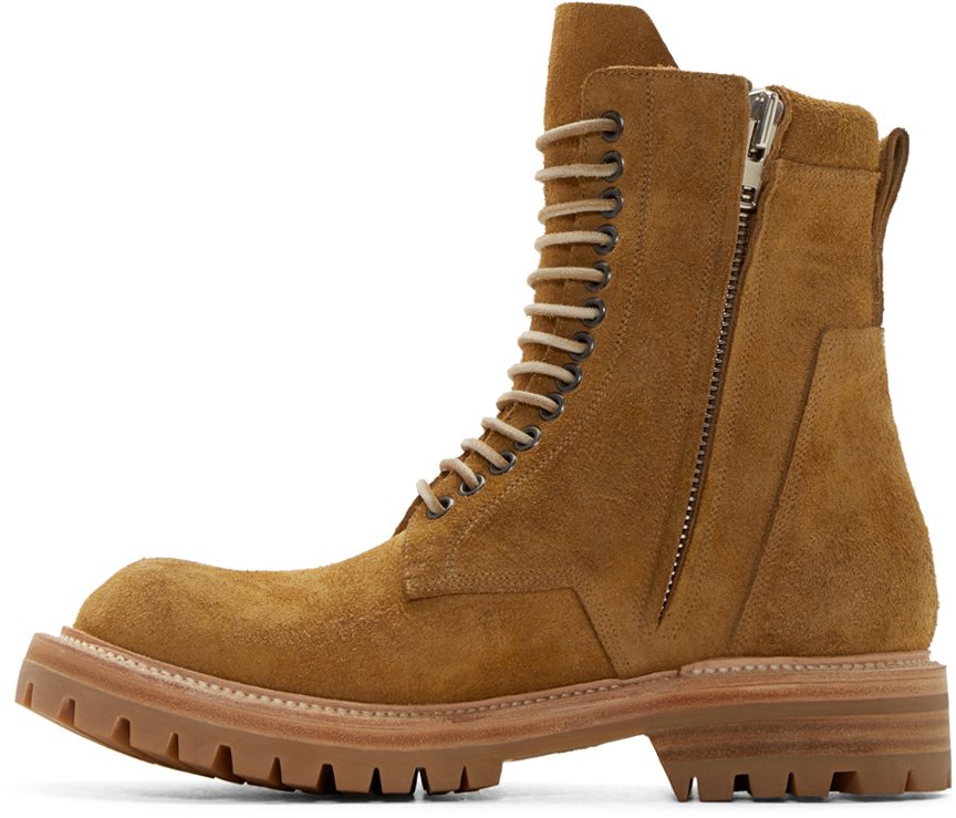 rick owens yellow suede goodyear flex boots Boots Spring Summer 2016