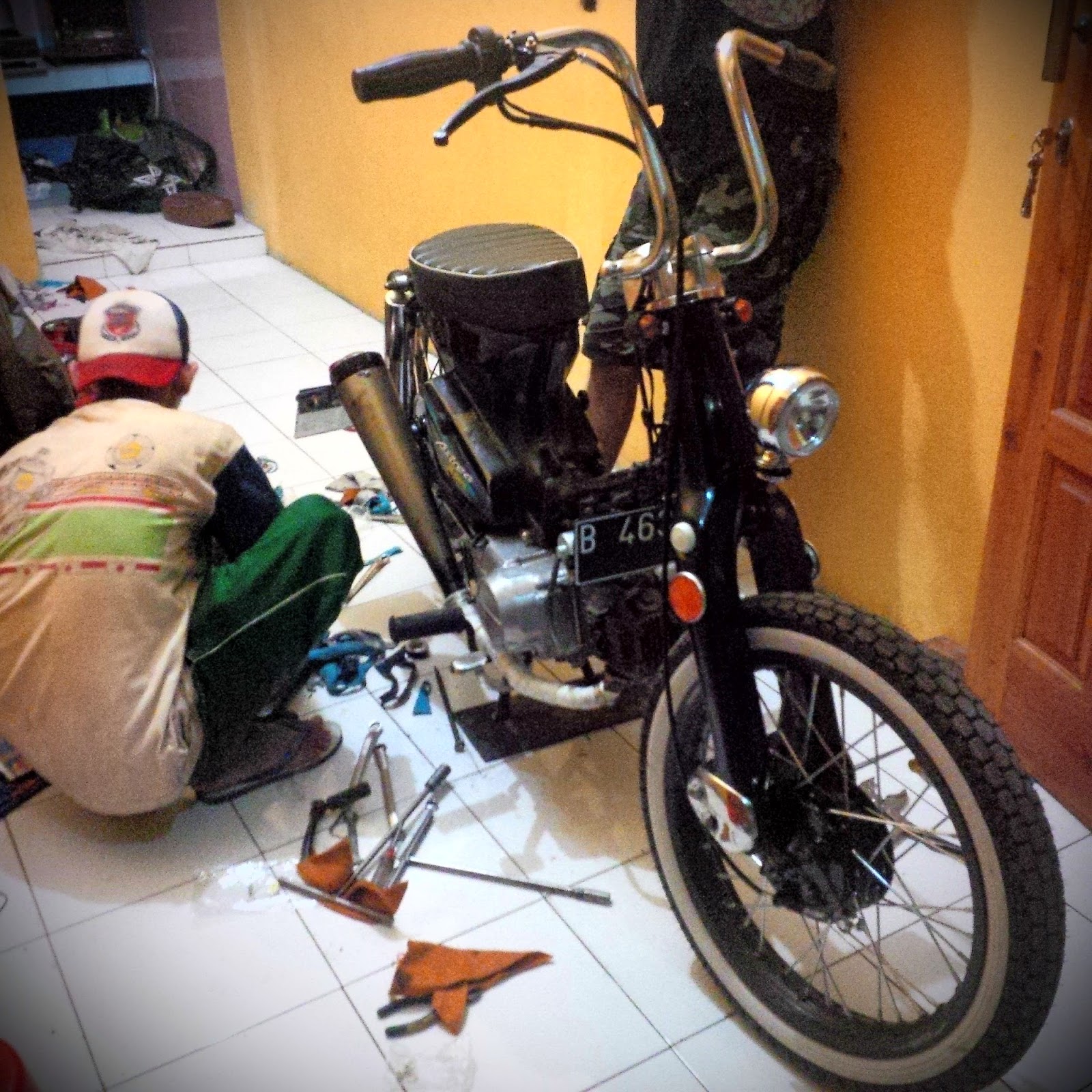 Bengkel Modifikasi Motor Choppy Street Cub Murah Bandung