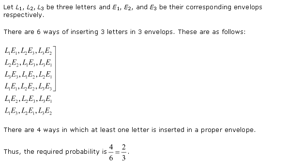 Solutions Class 11 Maths Chapter-16 ( Probability)Miscellaneous Exercise