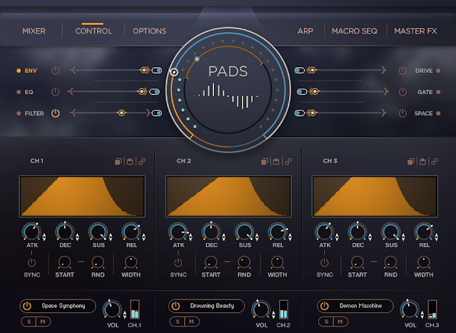 Mosaic Pads Control PAGE