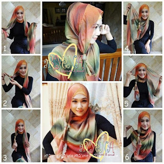 Tutorial Hijab Paris Modern 2015