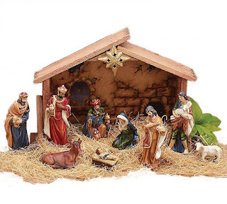 Christmas 9pc Holiday Nativity Set buy now 