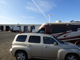 Camping overnight at McKay Truck and RV Center