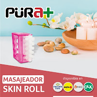 Masajeador Skin Roll, Ref. 2051, fabricados con Poliuretano, Talla Unisex, de color Fucsia, 1 Ud, Fisioterapia Moldear Tonificar