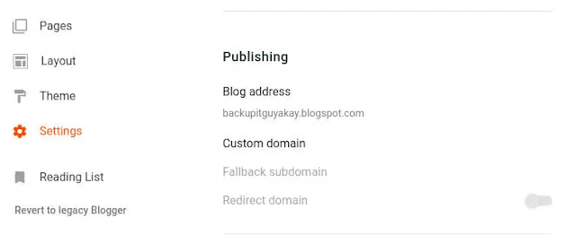 add custom domain to your blog