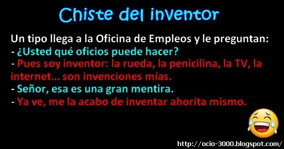 chiste del inventor, chistes