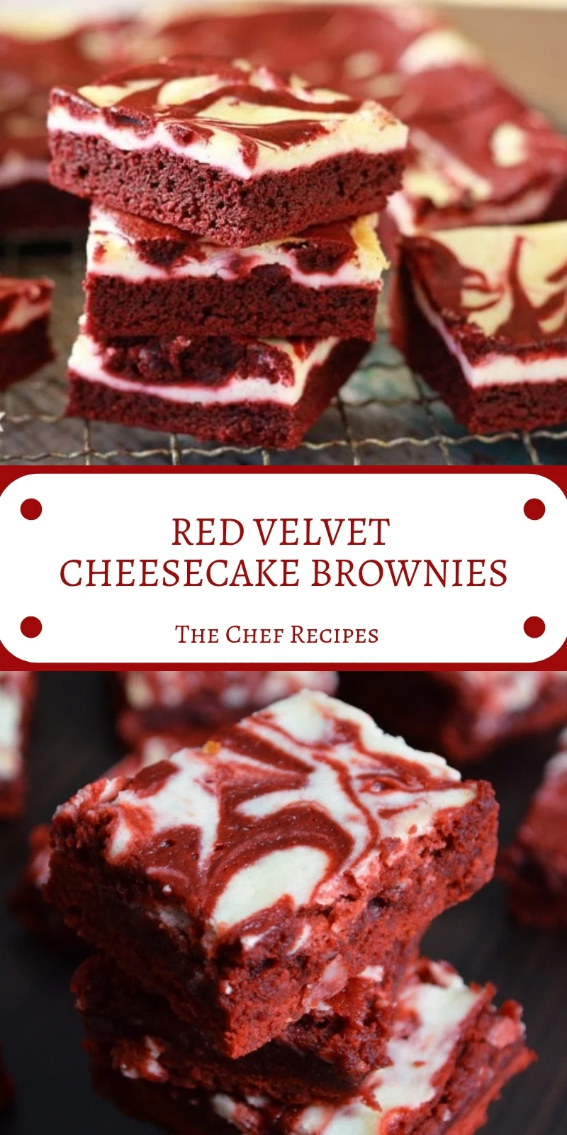 RED VELVET CHEESECAKE BROWNIES