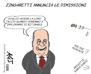 zingaretti, dimissioni, segreteria pd, politica