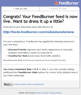 Cara Membuat Email Berlangganan Feedburner Blog