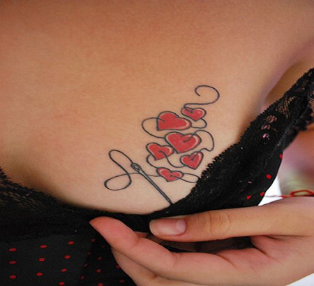 breast tattoos