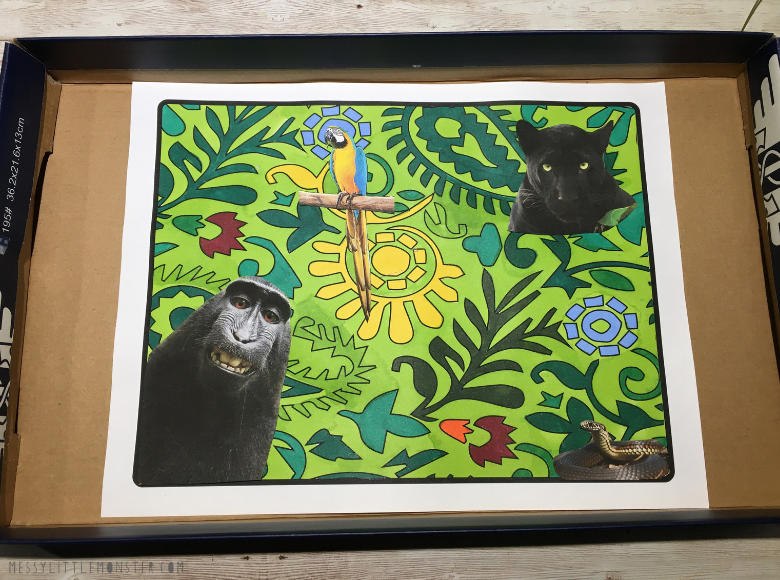 Rousseau inspired jungle craft for kids