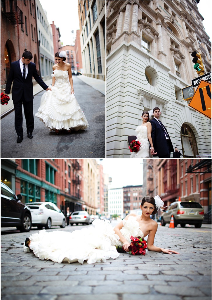 spanish inspired new york city wedding tablescape