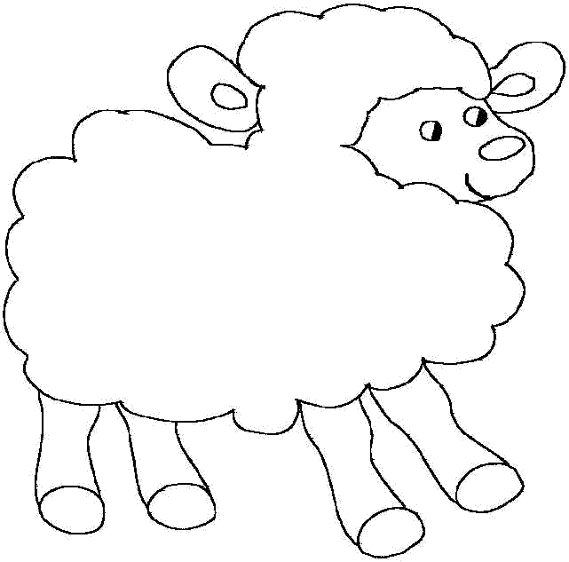 Download Cute Animal Sheeps Coloring Pages