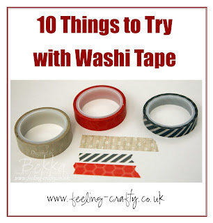 10 things to try with Washi Tape - check out this blog for lots of great ideas!