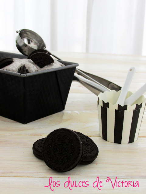 Helado fácil de Oreo