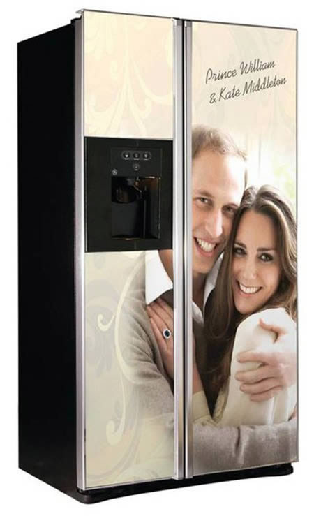 kate and william fridge freezer. kate and william fridge