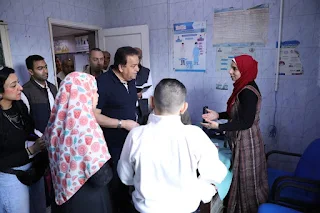 وزير الصحة يتفقد مستشفى بركة السبع المركزي بمحافظة المنوفية ويحيل المخالفات التي تم رصدها للتحقيق