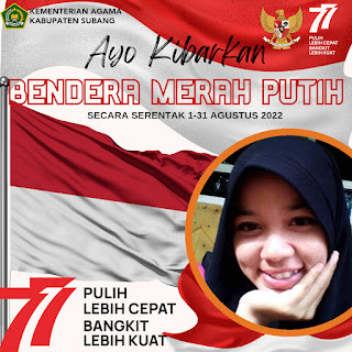 Link Twibbon Kibarkan Bendera Merah Putih Subang 2022, Design Aestethic Elegance & Keren