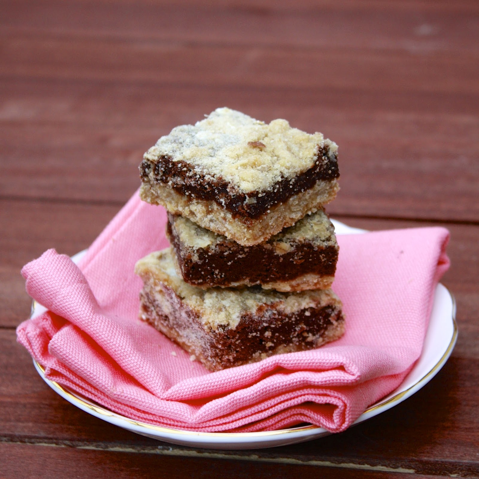 Oatmeal Brownie Bars | The Sweets Life
