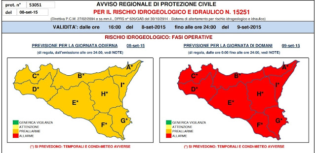 Allerta meteo sicilia