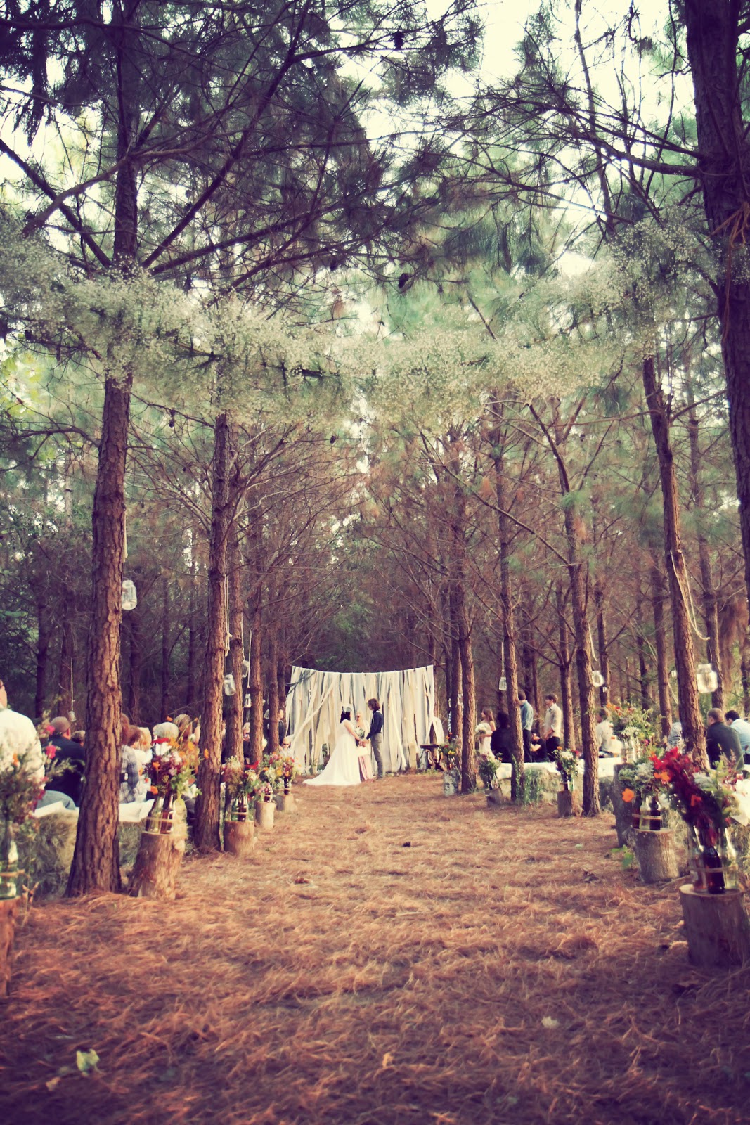 1940s enchanted forest wedding theme