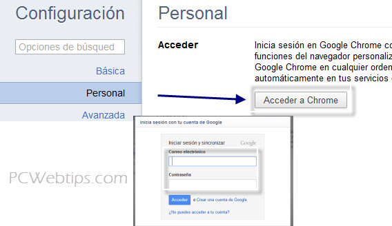 inciar sesion google 