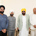 ਆਮ ਆਦਮੀ ਪਾਰਟੀ ਦੇ  ਆਗੂਆਂ ਨੇ ਕੀਤੀ ਮੁੱਖ ਮੰਤਰੀ ਭਗਵੰਤ ਸਿੰਘ ਮਾਨ ਨਾਲ ਮੁਲਾਕਾਤ  