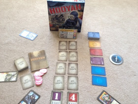 Hooyah cooperative board game in play