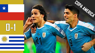 chilie 0-1 uruguay