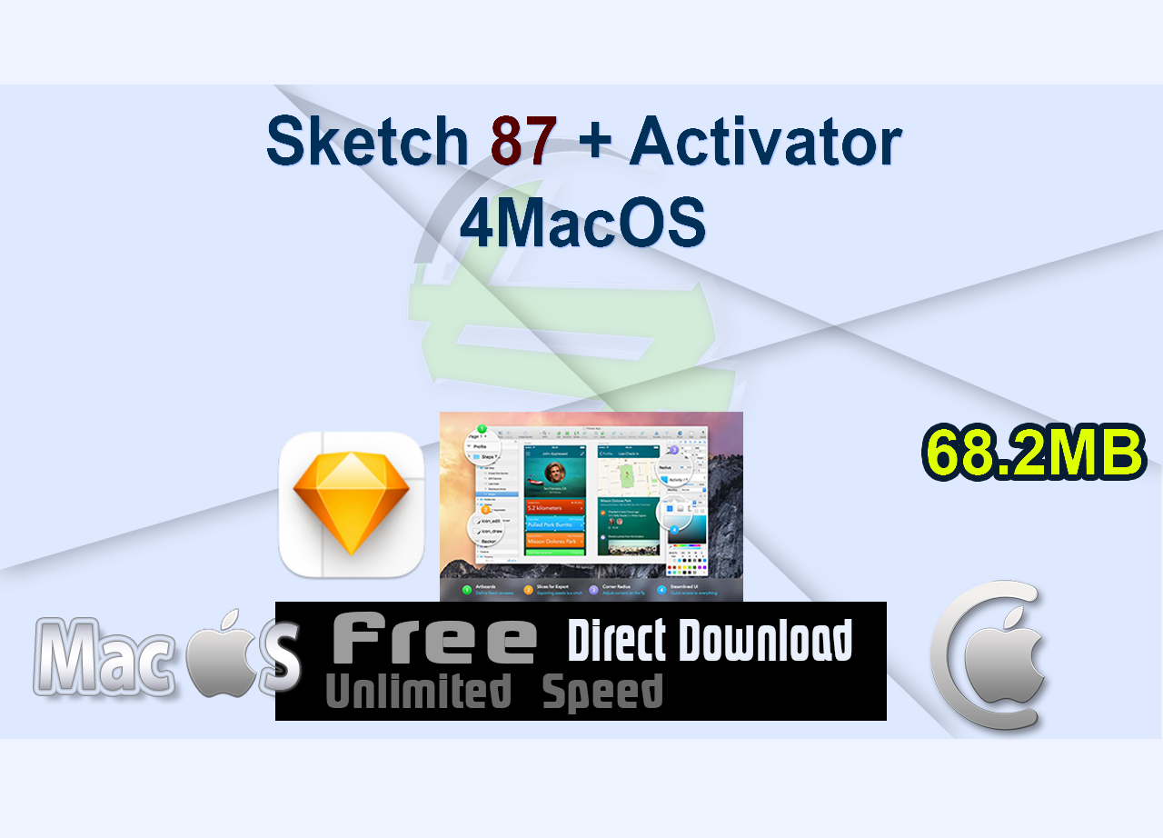 Sketch 87 + Activator 4MacOS