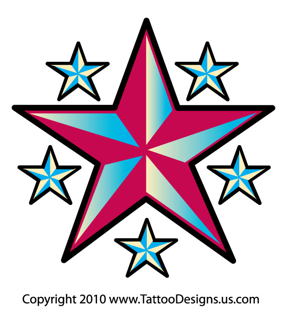 Tattoo Designs Of Stars Here's a star tattoo that I designed