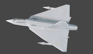 Tejas fighter jet 3d blender blend plane aircraft