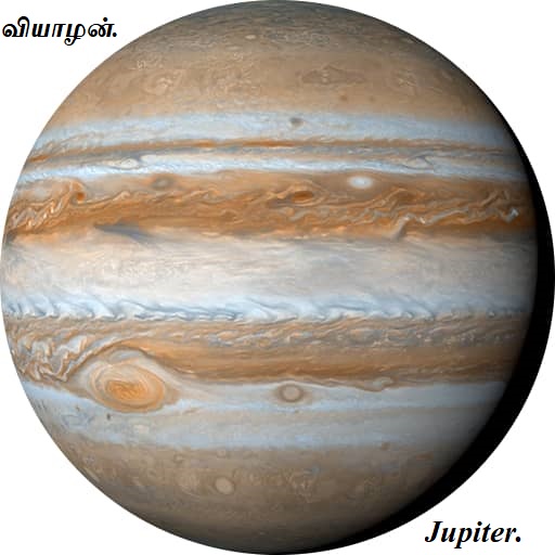 வியாழன்  - பயோடேட்டா - Jupiter bio data. 