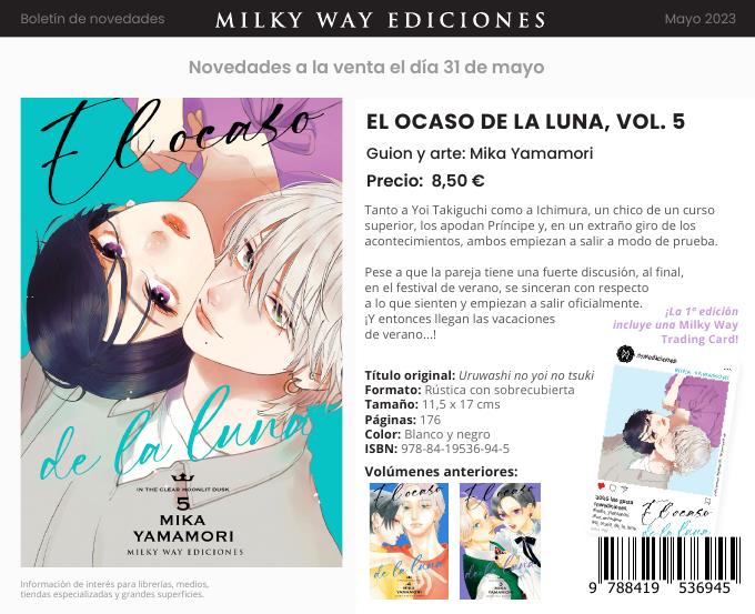 Novedades Milky Way Ediciones - Mayo 2023